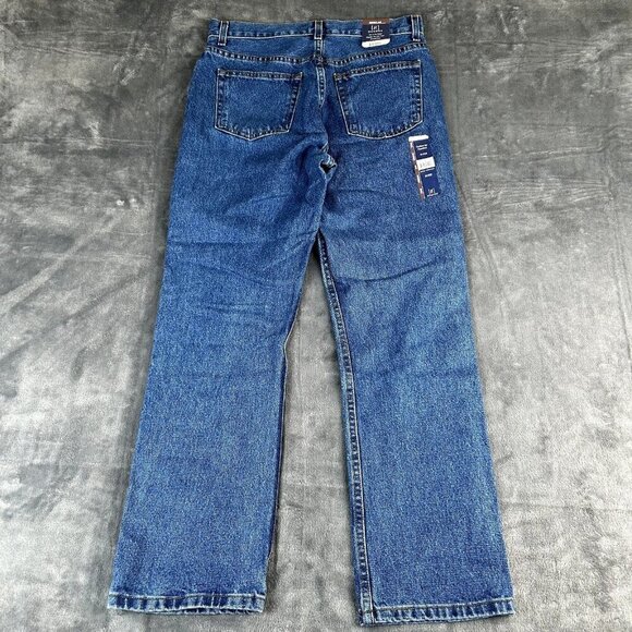 NWT George Men’s Regular Fit Straight Jeans Medium Wash Size 31x30 - Picture 10 of 11